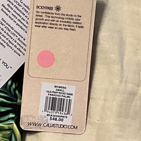 Calia by Carrie Underwood Swim Top size Small - Picture 7 of 11